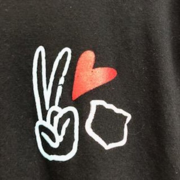 Mod Love Unisex Black T-Shirt Size M Pre-Owned. - Picture 8 of 14